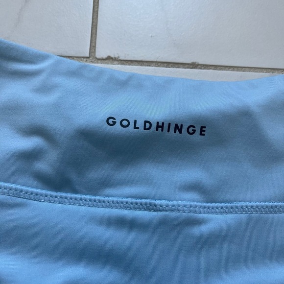 Gold Hinge Pleated Tennis Skort Fairview Blue sz XS - Picture 2 of 4